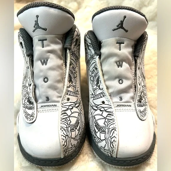 Toddler Nike Air Jordan Dub Zero Retro Shoes DV 1358-107 size 8 - Picture 12 of 16